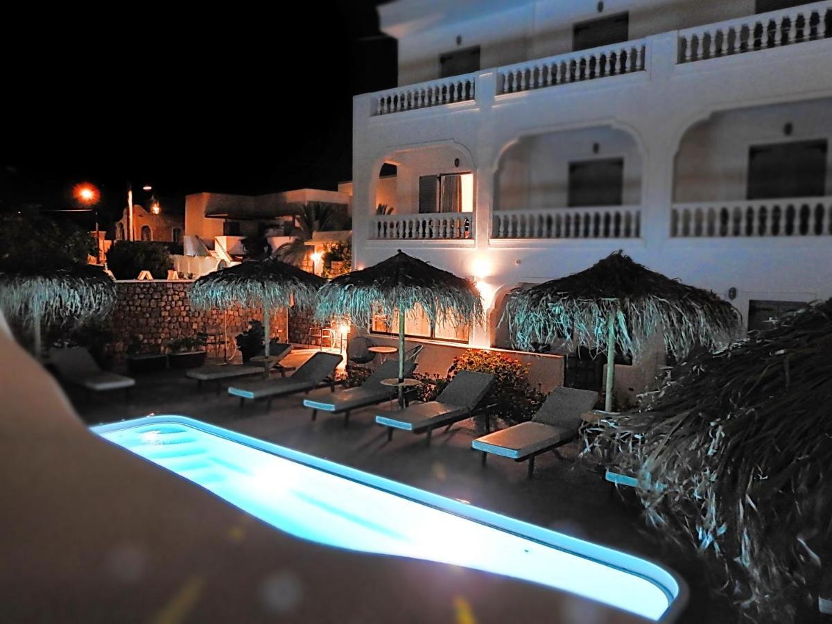 Avraki Hotel Kamári Exterior foto